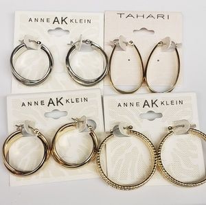 Anne Klein hoop earrings